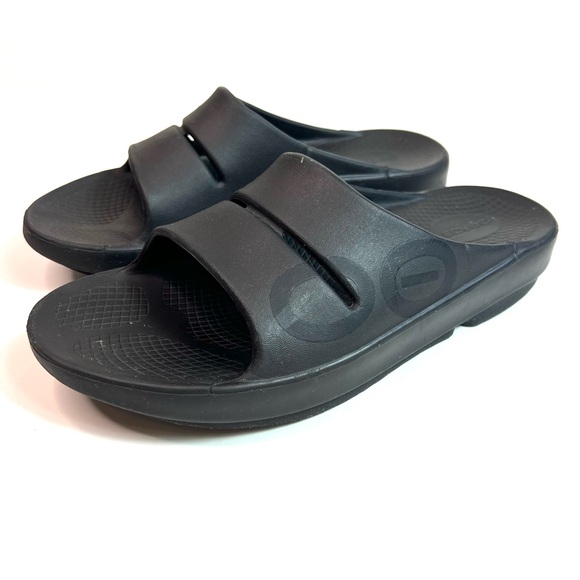 OOFOS Other - OOFOS Recovery Slides Sandals Black Size Men’s 9, Women’s 11 - EU 42
